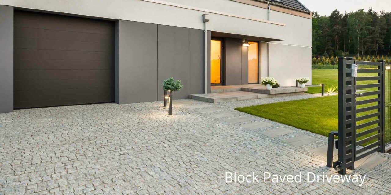 Block Paving a Driveway