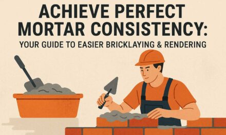 Achieve Perfect Mortar Consistency: Your Guide to Easier Bricklaying & Rendering